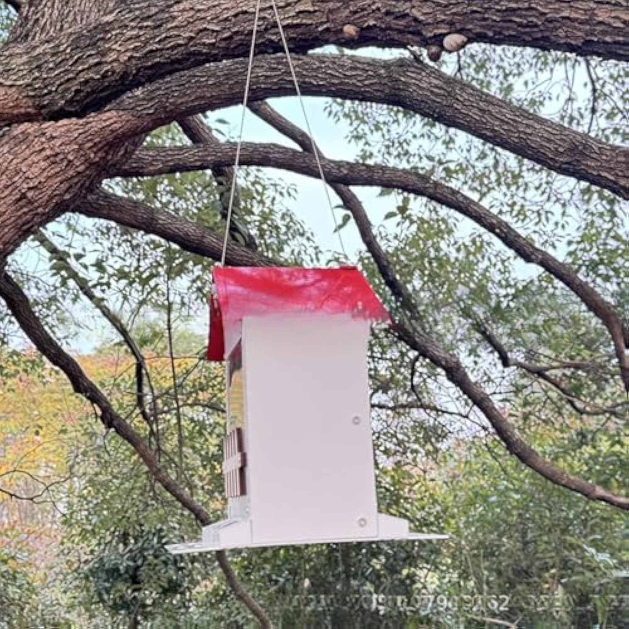 Bird Feeder with Roof Automatic Hummingbird Feeder